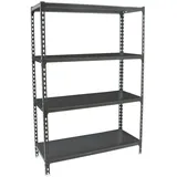 Proregal Schwerlastregal Mid Metal Shark HxBxT 150 x 100 x 40 cm Fachlast 180 kg Anthrazit