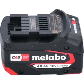 Metabo Akku Set 18 V 4,0 Ah 2 Stück