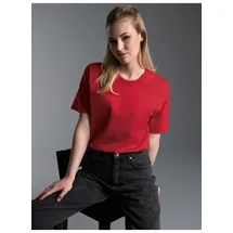 TRIGEMA Damen, T-Shirt 536202, Gr. 36 (Herstellergröße: S, Rot (kirsch), 036) - S
