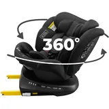 KidsZone Kindersitz 9-36 kg i-Size 40-150 cm – Autositz mit ISOFIX, 360° drehbar, RWF & FWF, 5-Punkt-Gurt, höhenverstellbar, Memory Foam – Auto Kindersitz für Babys & Kinder