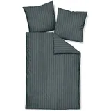 Traumschlaf Stripe Gestreift Grau 240 x 220 cm + 2 x 80 x 80 cm