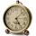 Maxspace Goldene Tischuhr aus Metall, Retro, Vintage, nicht tickend, kleiner