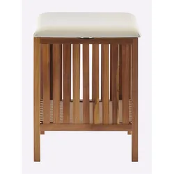 Hocker HEINE HOME, braun, B:39cm H:52cm T:39cm, Hocker