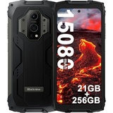 Blackview BV9300 schwarz Rugged Smartphone Entfernungsmesser 6.7" Outdoor Handy mit 21GB RAM/256GB