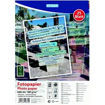 Stylex Fotopapier A4 180 g/m2 25 Blatt