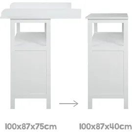 roba Wickelkommode White weiß