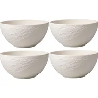 Villeroy & Boch Manufacture Rock Bol 4er Set Geschirr