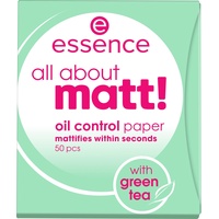 Essence All About Matt! oil control paper, Mattierende Gesichtspapiere 50