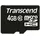 Transcend microSDHC Class 10 + SD-Adapter 4 GB