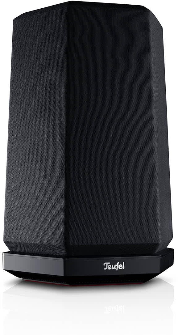 Teufel HOLIST M - Leistungsstarkes HiFi Smart Speaker mit Amazon Alexa, 360-Grad-Sound, Multiroom, W-LAN, Bluetooth, Electronic Noise Cancelling, Sprachsteuerung, Dynamore, Internetradio - Schwarz