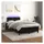 vidaXL Boxspringbett 120 x 200 cm Schwarz