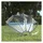 vidaXL Pool-Kuppel Rund transparent 406x203 cm