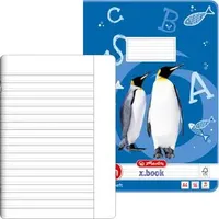 Herlitz Schulheft x.book Lineatur dm liniert DIN A4 ohne Rand, 16 Blatt