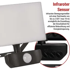 EMOS Tambo mit Bewegungsmelder 20 W 2000 lm schwarz