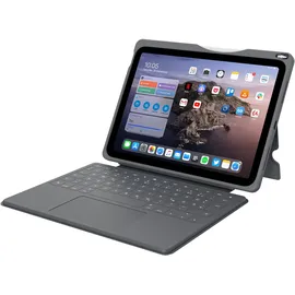 DEQSTER Smart Rugged Touch Plus Keyboard für iPad 10.9" (10. Generation) Grau