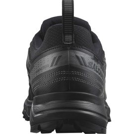 Salomon Wander Gore-Tex Herren Trail Running Wasserdichte Schuhe, Outdoor-bereit, Komfort durch Dämpfung, Sicherer Fußhalt, Black, 45 1/3