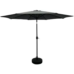 BIG Möbel GmbH Verona | Mittelstock-Sonnenschirm Ø 3 m | Grau