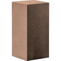 HEISSNER Terrassenbrunnen Sockel Tower 39x39x68 cm Braun