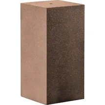 HEISSNER Terrassenbrunnen Sockel Tower 39x39x68 cm Braun