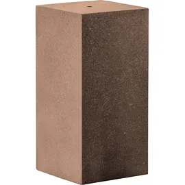 HEISSNER Terrassenbrunnen Sockel Tower 39x39x68 cm Braun