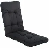 Deckchair Auflage Polster Liegestuhl Liegenauflage Sonnenliege Kissen 155x48 cm