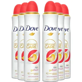 Dove Advanced Care Deospray Go Fresh Pfirsich 6 x 200 ml