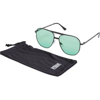 URBAN CLASSICS Sunglasses Manila Sonnenbrille schwarz/petrol