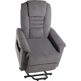 Duo Collection TV-Sessel Webstoff 78 x 113 x 93 cm grau
