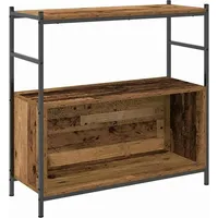 VidaXL Bücherregal Räuchereiche 80x30x78,5 cm Holzwerkstoff