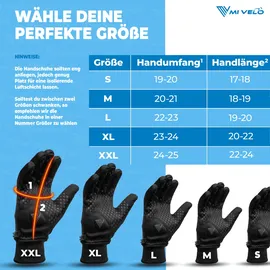 MIVELO Übergangshandschuhe „VELORIDER“ - Reflektierend - XL - Bestseller,oft gekauft,Zubehör