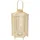 ECD Germany Laterne H75 cm Bambus Beige