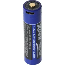 XCell 18650 Li-Ion Akku 3400 mAh 1 St.