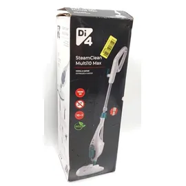 DI4 Dampfreiniger Steamclean Multifunktion 10 in 1 1500W weiß