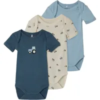 NAME IT Kurzarmbody 3er Pack Jet Stream, 56