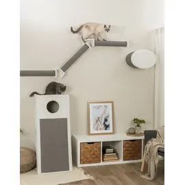 Trixie Kletterwand Wand-Set 2 195 x 78 cm grau
