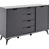 MCA Furniture Highboard »Netanja«, Breite ca. 137 cm grau