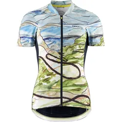 CRAFT ADV Endur Graphic Fahrradtrikot Damen 396332 - blaze/free XL