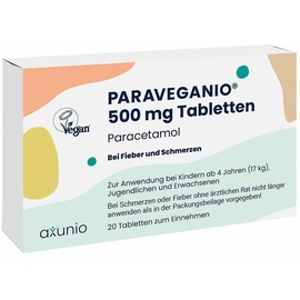 axunio Pharma GmbH Paraveganio 500 mg Tabletten