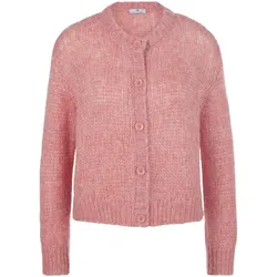 Strickjacke überschnittener Schulter Peter Hahn rosé
