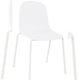 CLP Gartenstuhl Hardin 51 x 51 x 85 cm weiß