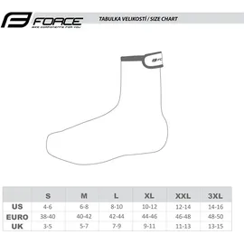 Force Rainy Road Überschuhe Schwarz 38-40
