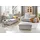 Home Affaire 2,5-Sitzer HOME AFFAIRE "Bergamo Multifunktions-Couch, elegant und komfortabel", silber, B:215cm H:77cm T:90cm, Chenille 100% Polyester;Struktur fein ( 100% Polyester);Luxus-Kunstleder;Struktur weich (100% Polyester), Sofas, mit Armlehn-und