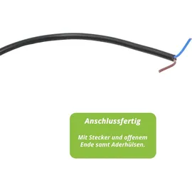 Staubsaugerladen.de Ihr Partner für Geräte und Zubehör Ersatzkabel Universal Staubsauger Anschlusskabel 6 m Schwarz