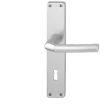 HOPPE Langschildgarnitur Birmingham 1117/202SP Alu. F1 OB 72mm DIN L/R