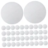 Gadpiparty 100St Espresso-Filterpapier Papierfilter Papierpads für Kaffeefilter sofortig Bahnhof disposable coffee filters coffee filter paper Kaffeefilterpads Kaffeefilter aus Papier Weiß