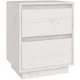 vidaXL Nachtschrank 40 x 35 x 50 cm Weiß