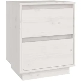 vidaXL Nachtschrank 40 x 35 x 50 cm Weiß