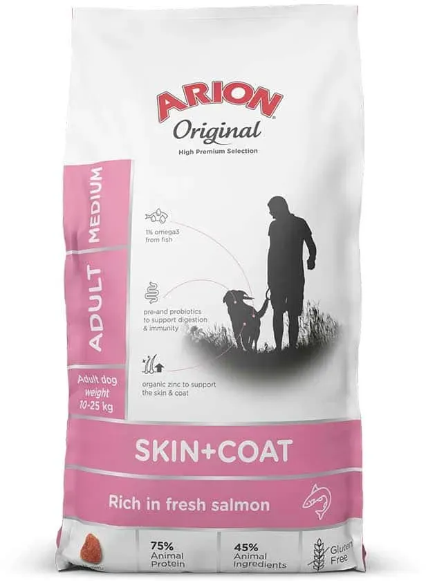 ARION Original Skin & Coat Adult Lachs und Reis Mittelgroße Rassen 2kg