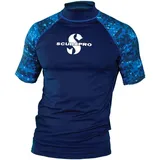 Scubapro Aegean Rash Guard Kurzarm Herren Slim Fit UV-Shirt Collection 2017 (M)