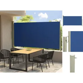 vidaXL Ausziehbar Seitenmarkise 160 x 300 cm blau 317842